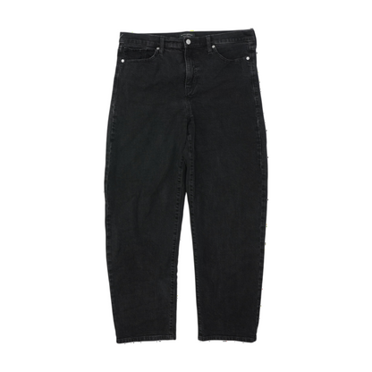 Black Tall Wide Leg Jeans