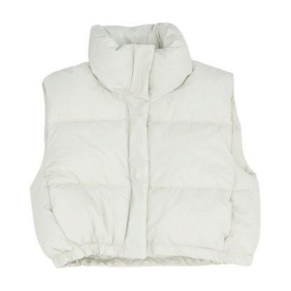 Gray Solid Vest