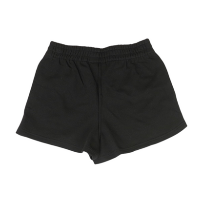 Black Solid Active Shorts