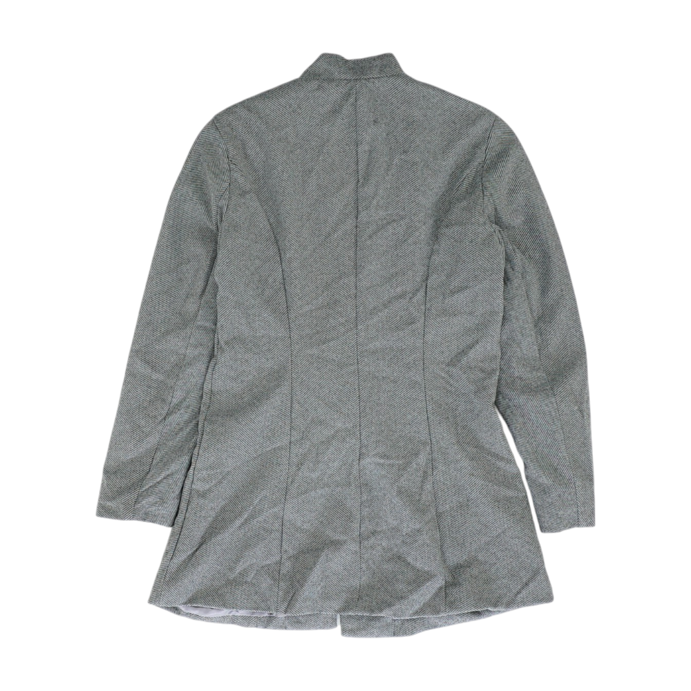 Gray Herringbone Blazer