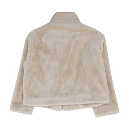 Beige Solid Jacket