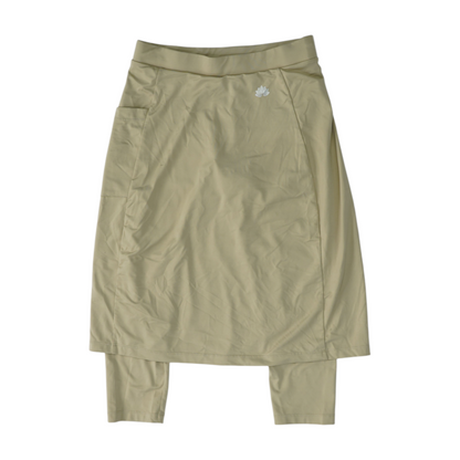 Tan Active Skort
