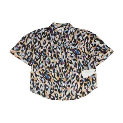 Multi Animal Print Button Down