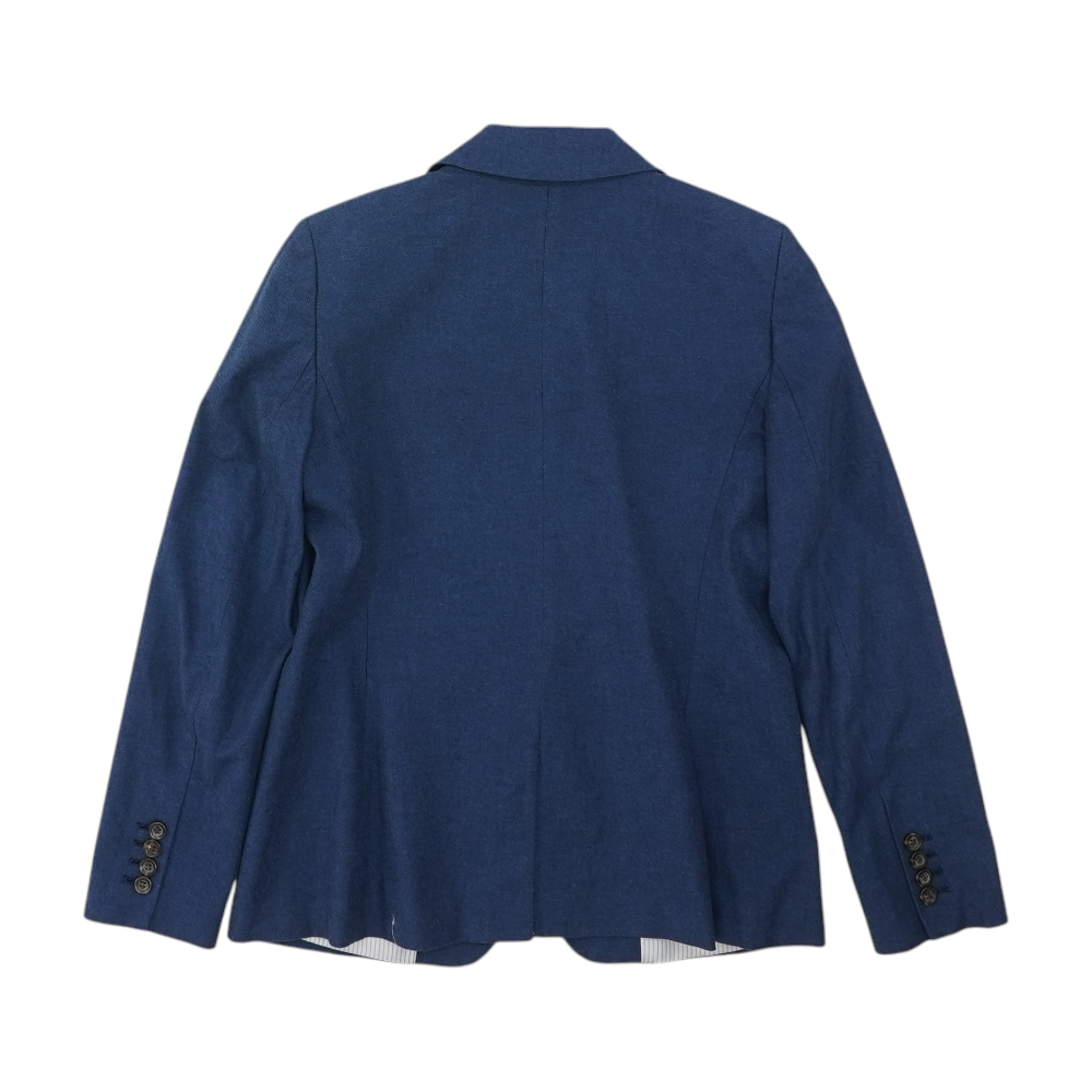 Blue Solid Blazer