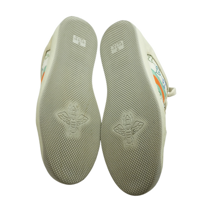 Beige GG Crystal Screener Sneaker
