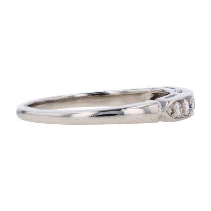 1/5 ctw 14K White Gold Diamond Band Ring