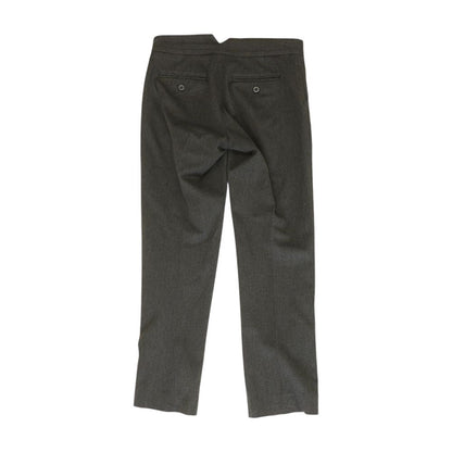 Gray Solid Pants