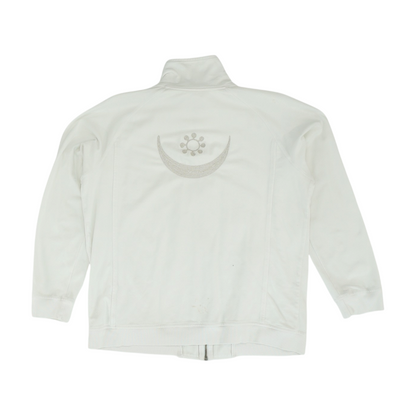 White Solid Active Jacket