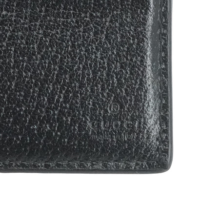 Black GG Marmont Bi-fold Card Case Wallet