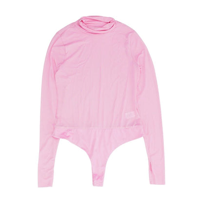 Pink Bodysuit Knit Top