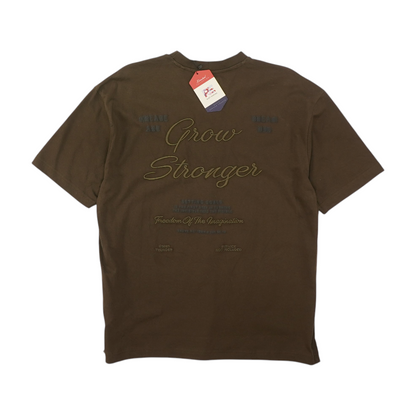 Brown Solid T-Shirt