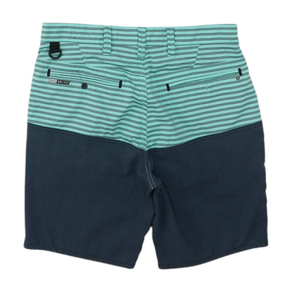 Green Striped Swim Bottom