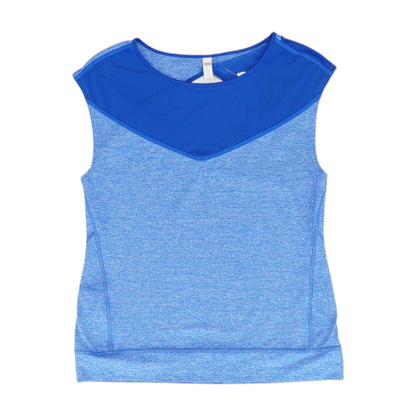 Blue Color Block Active T-Shirt