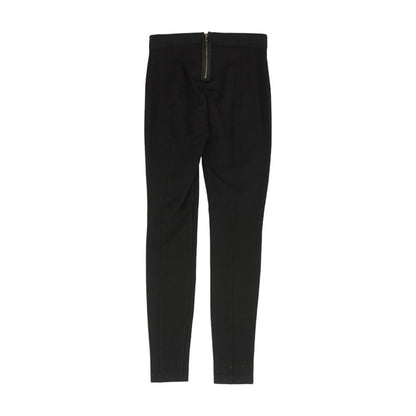 Black Solid Pants