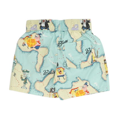 Blue Graphic Swim Bottom