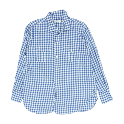 Blue Check Long Sleeve Button Down