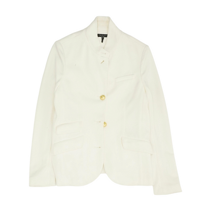 Ivory Solid Blazer