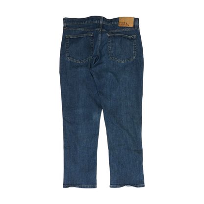 Navy Straight Jeans