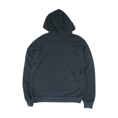 Black Solid Hoodie Pullover