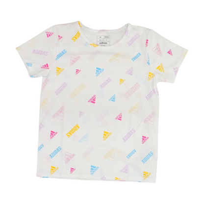 White Print T-Shirt