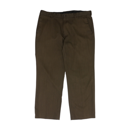 Brown Straight Pants
