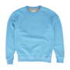 Blue Solid Sweatshirt Pullover