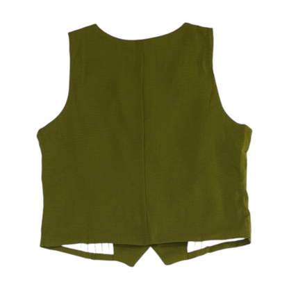 Green Solid Vest