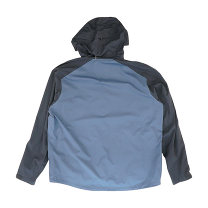 Blue Color Block Rain Jacket