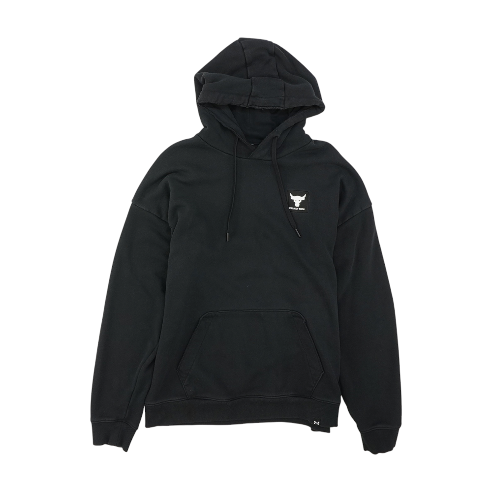 Black Solid Hoodie Pullover