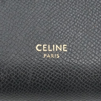 Black Nano Leather Belt Bag