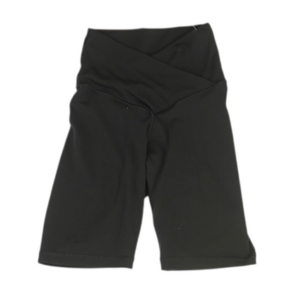 Black Solid Shorts