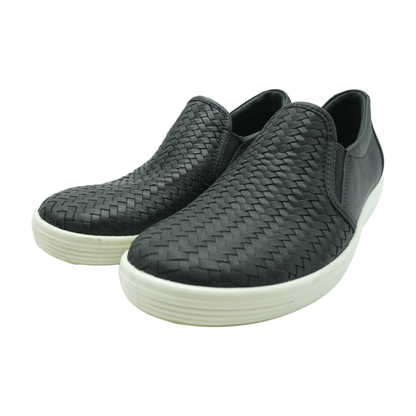 Black Slip-On Flats