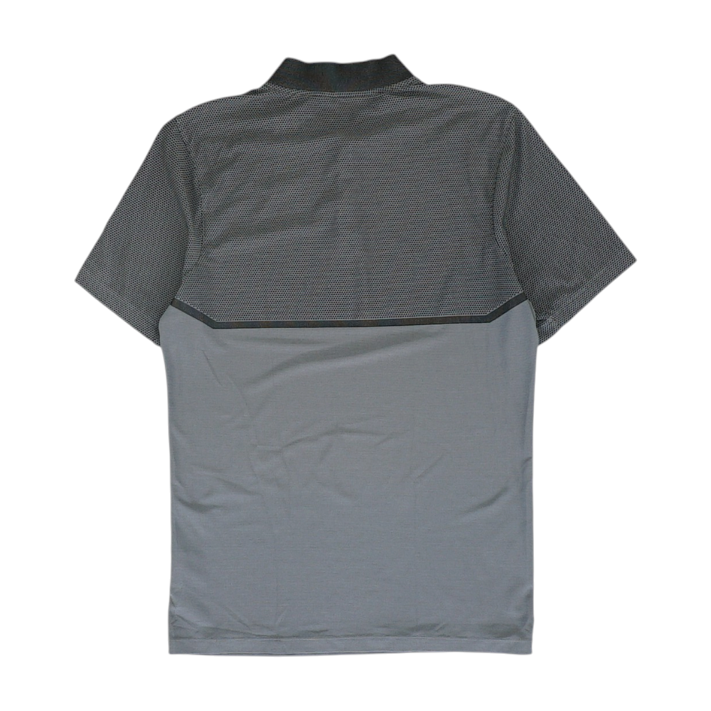 Gray Polka Dot Henley T-Shirt