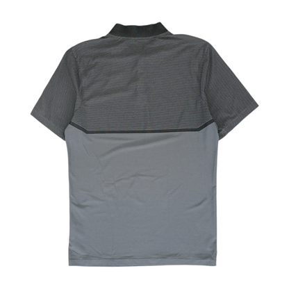 Gray Polka Dot Henley T-Shirt