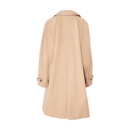 Tan A-Line Car Coat