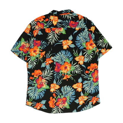 Multi Tropical Short Sleeve Button Down
