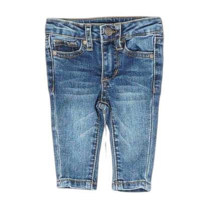 Blue Solid Jeans