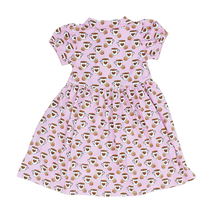 Pink Print Dress
