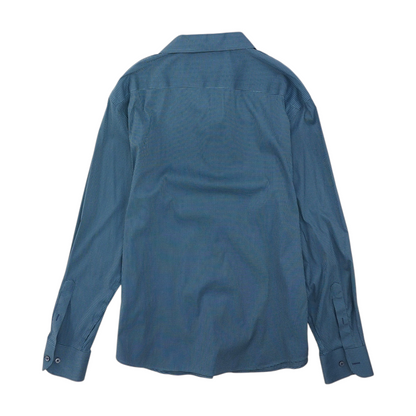 Blue Check Long Sleeve Button Down