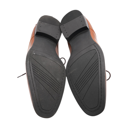 Brown Lace-Up Dress Shoes
