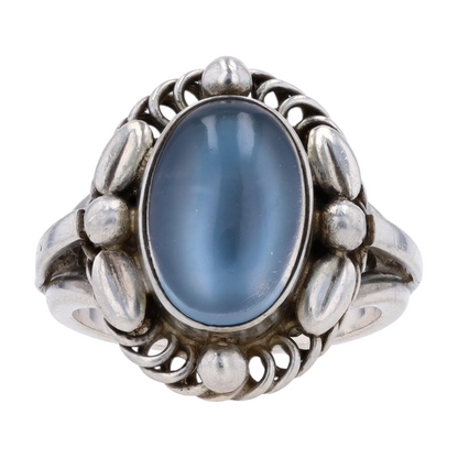 Sterling Silver Moonstone Fashion Ring