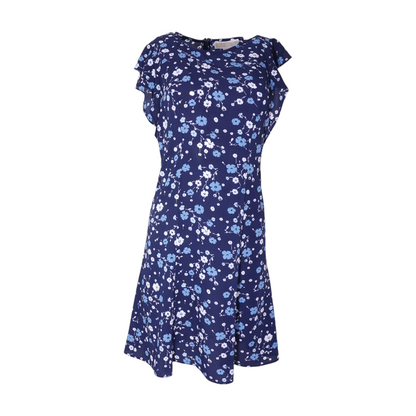 Navy Floral Mini Dress