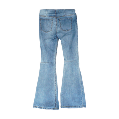 Blue Wide Leg Jeans