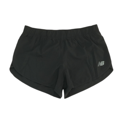 Black Solid Active Shorts