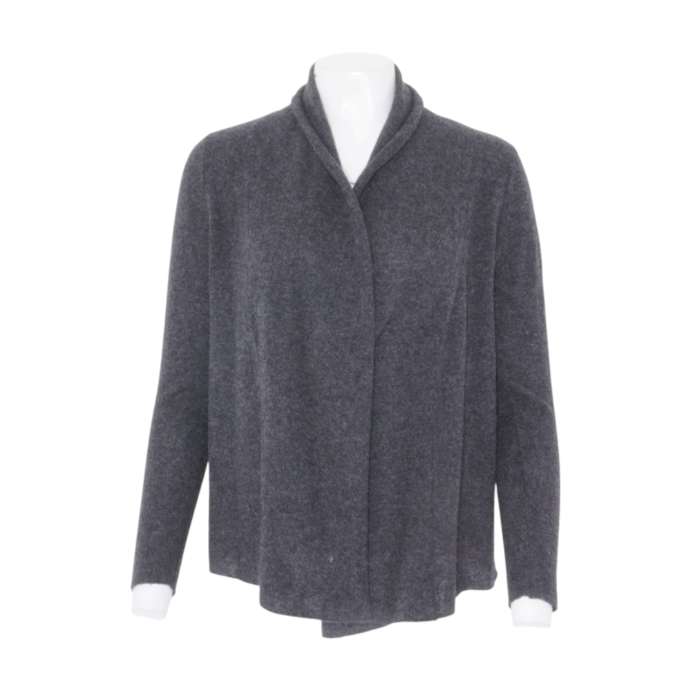 Gray Cardigan Sweater