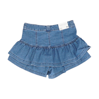 Blue Mini Skort