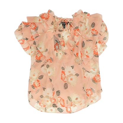 Pink Petite Floral Blouse