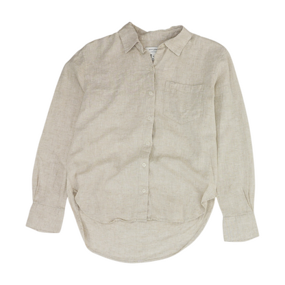 Beige Button Down