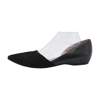 Black Slip-On Flats