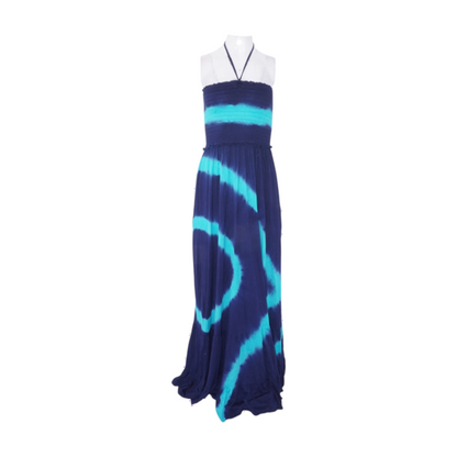 Navy Tie-Dye Midi Dress